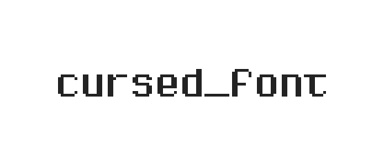 cursed_font